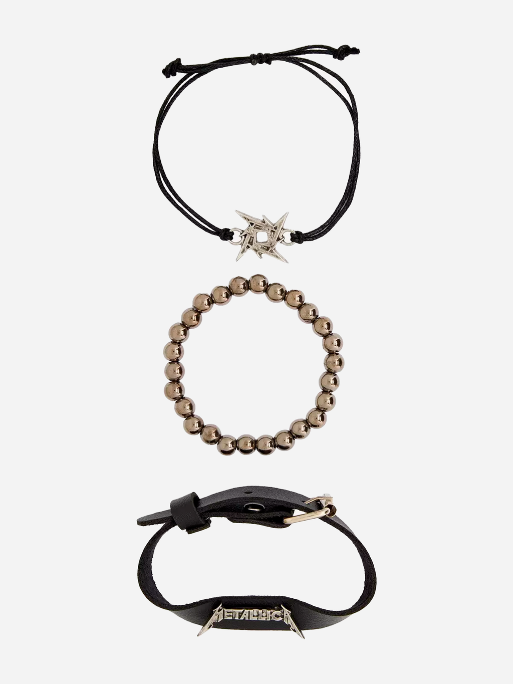 Metallica Logo Bracelet Set