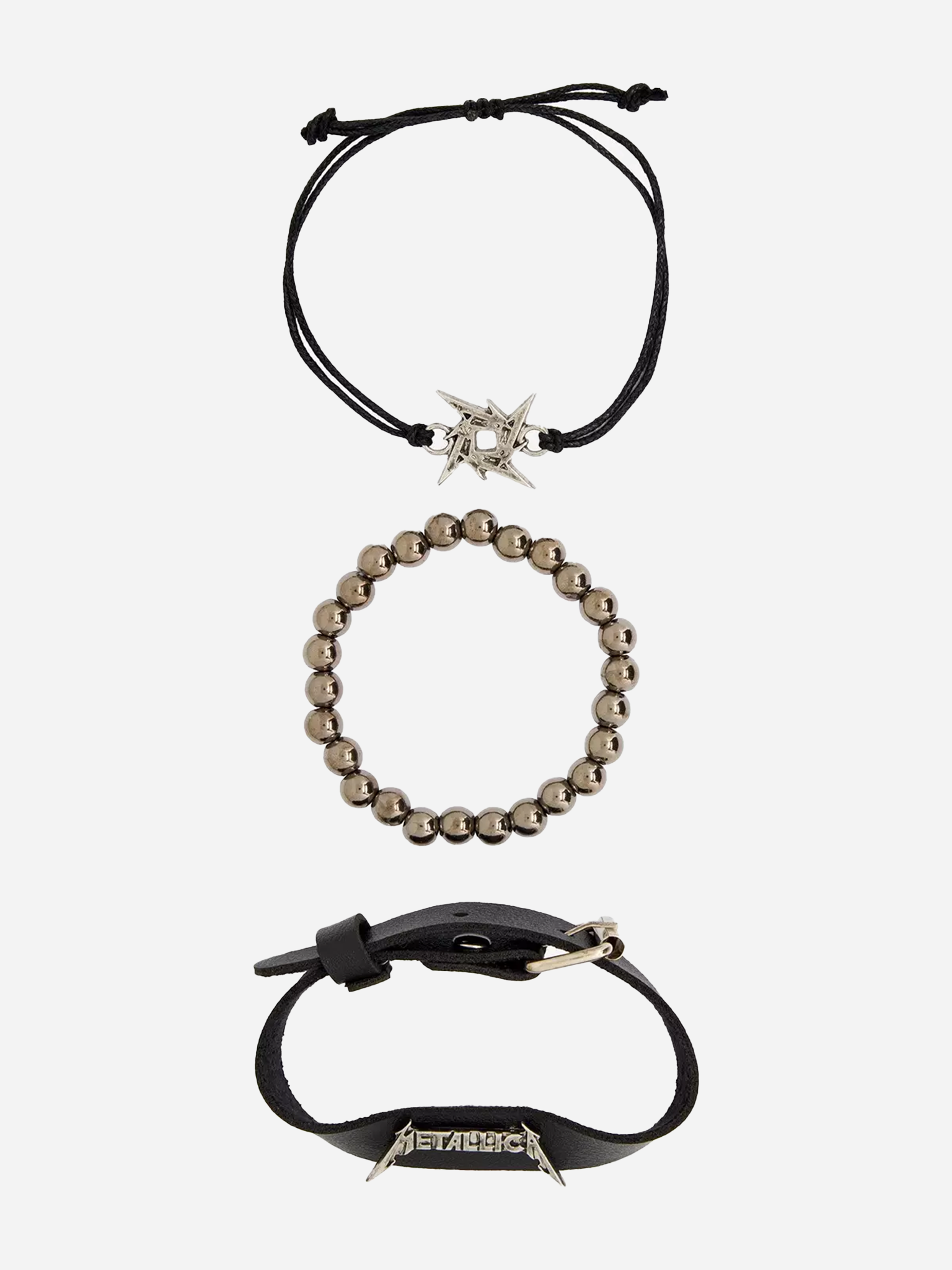 Metallica Logo Bracelet Set