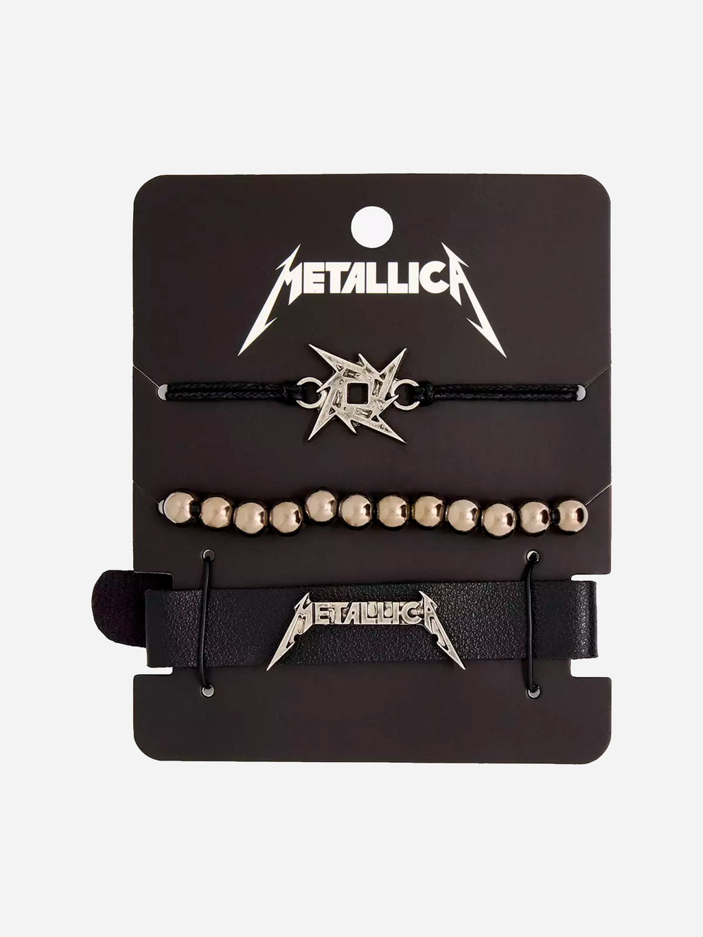 Metallica Logo Bracelet Set