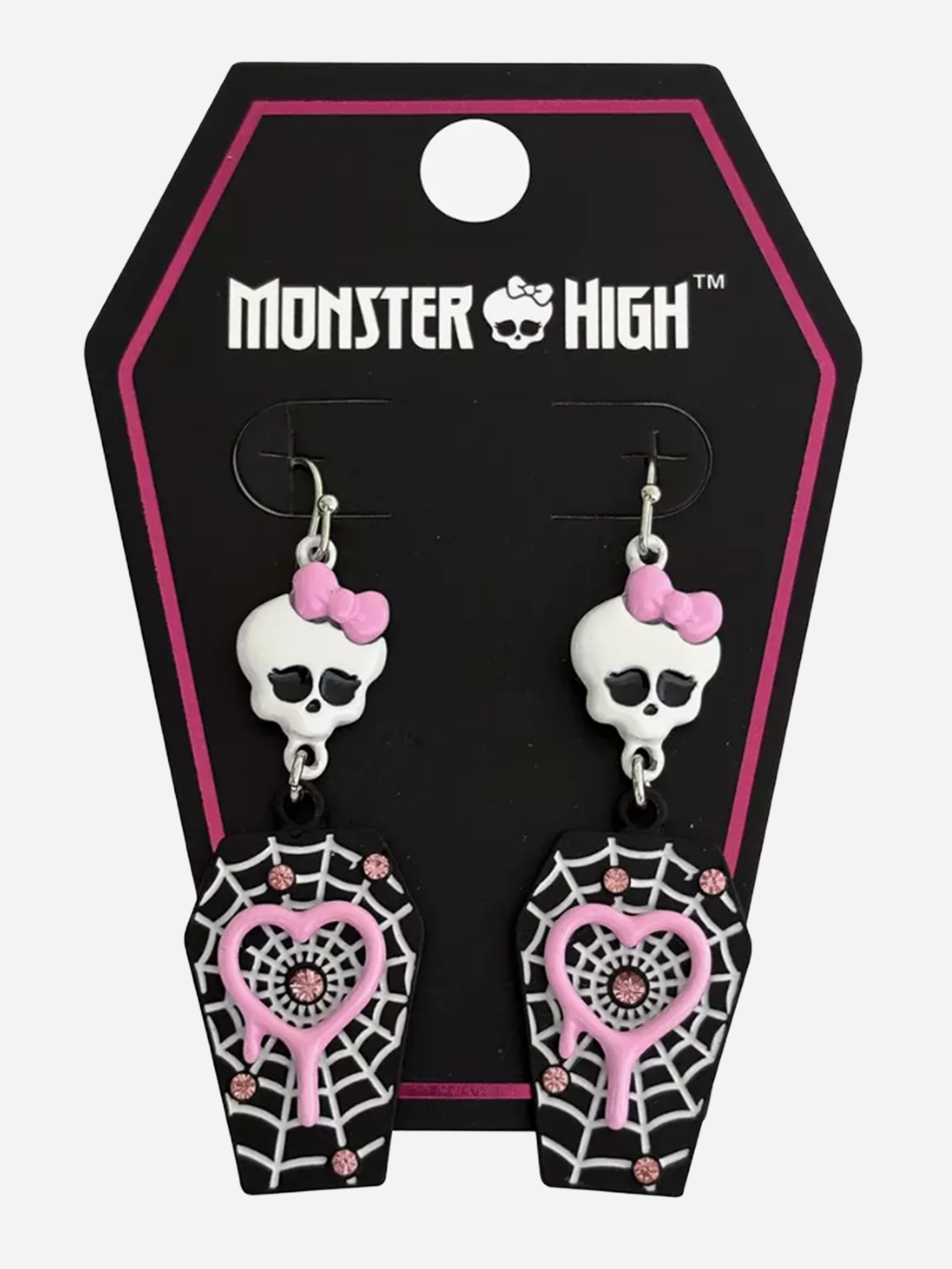 Monster High Draculaura Coffin Earrings