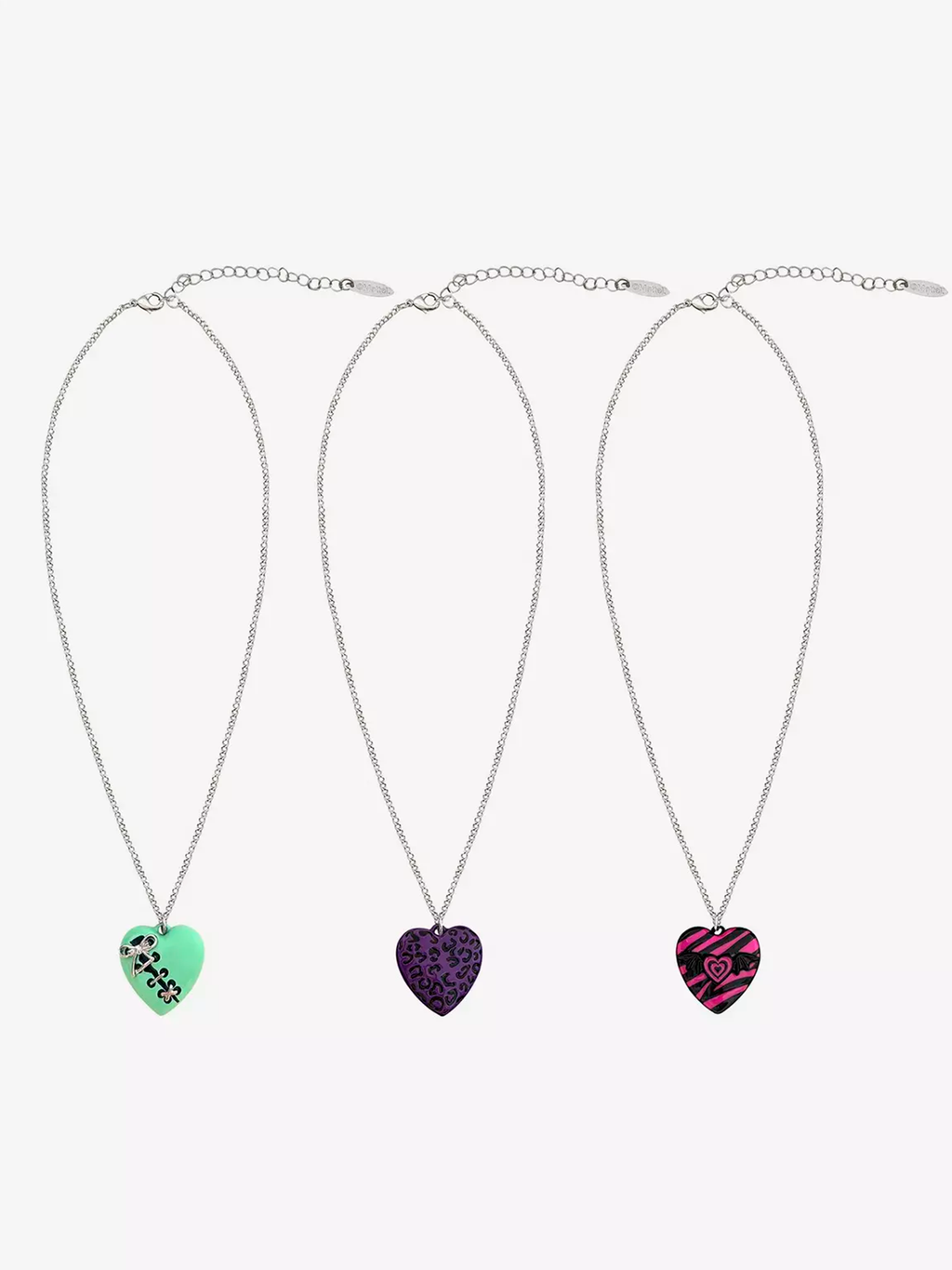 Monster High Frankie Stein Draculaura Clawdeen Wolf Necklace Set