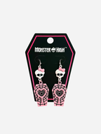 Monster High Pink Coffin Drop Earrings