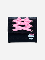 Monster High Skullette Lace-Up Mini Flap Wallet