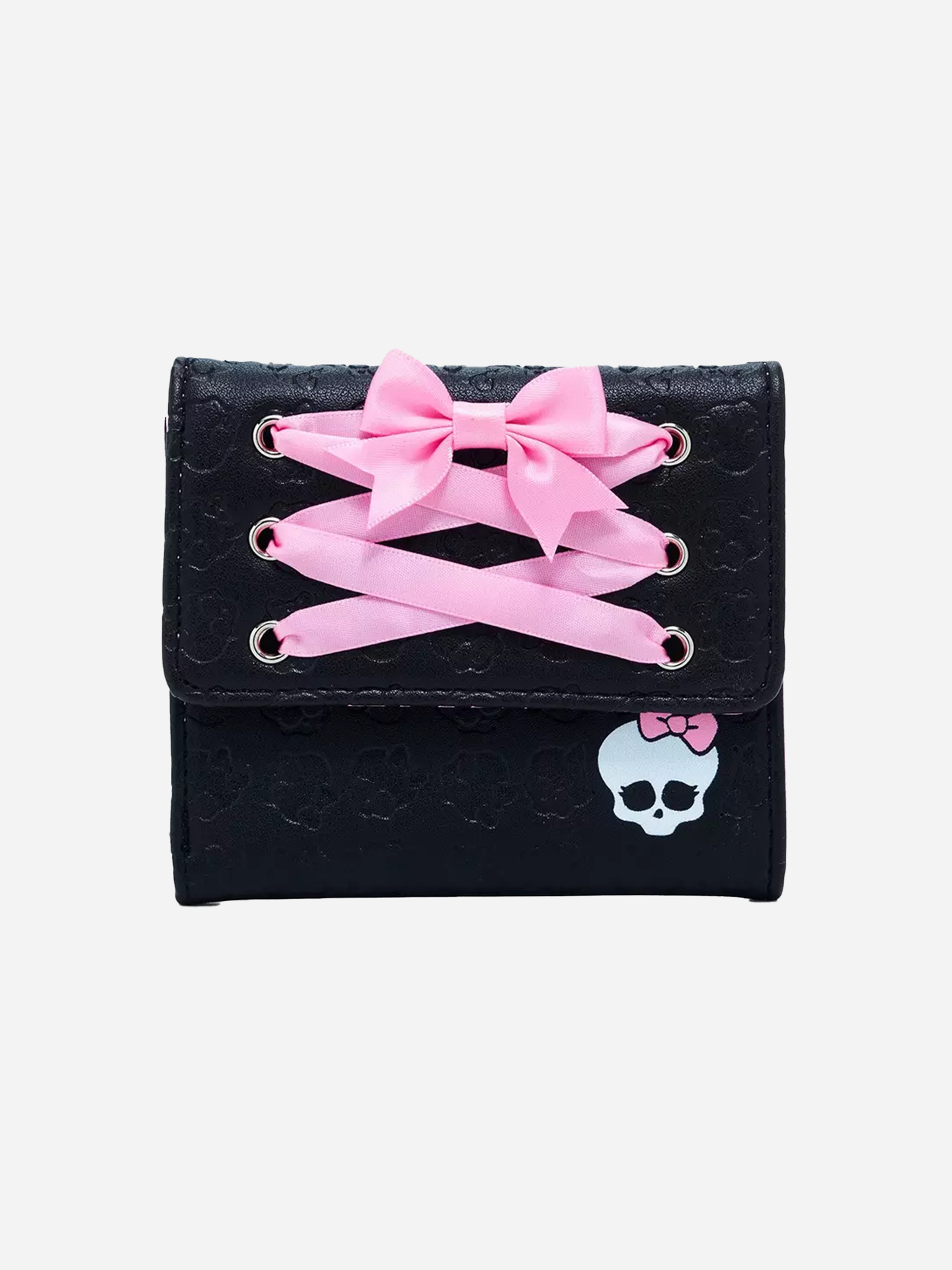 Monster High Skullette Lace-Up Mini Flap Wallet