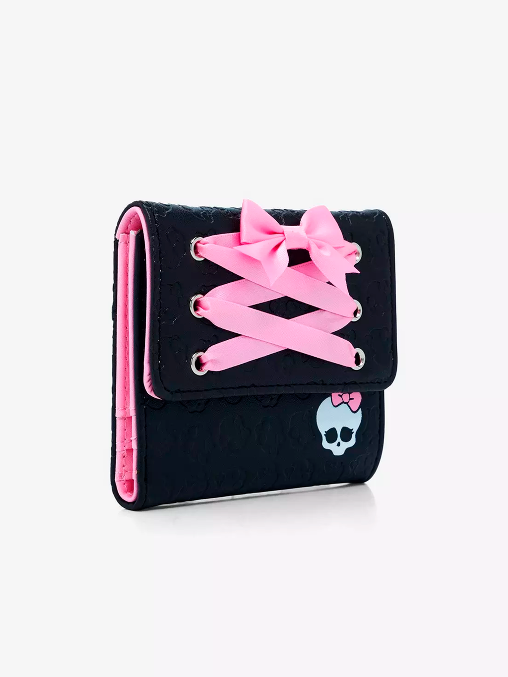Monster High Skullette Lace-Up Mini Flap Wallet