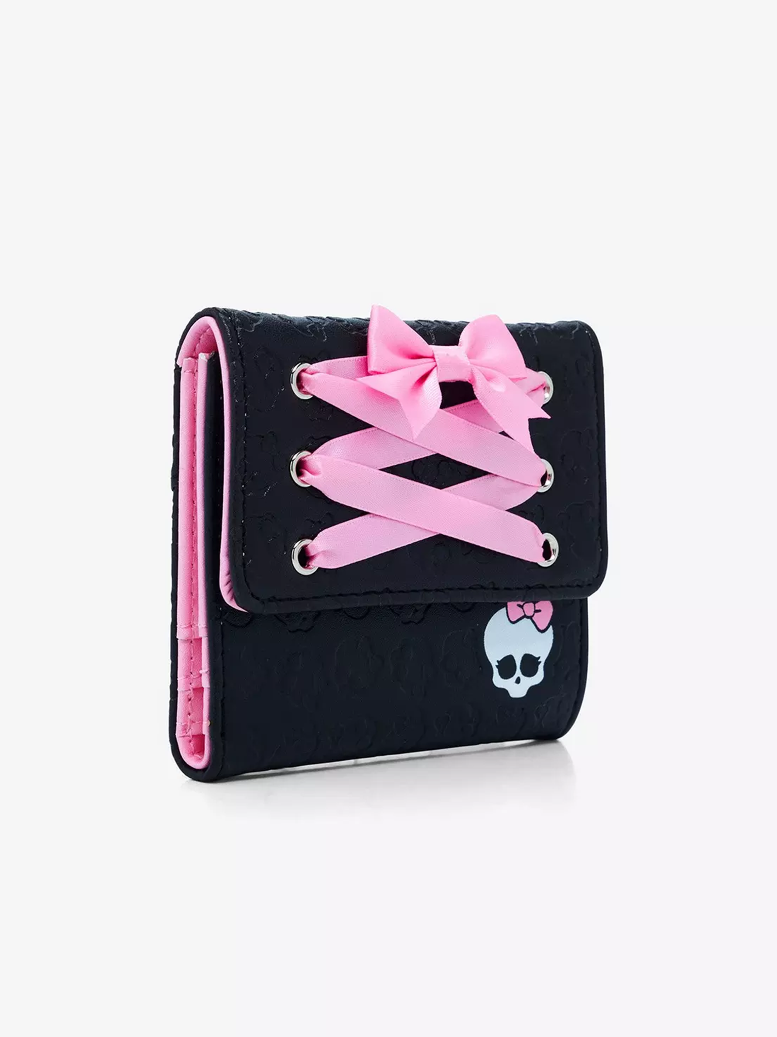 Monster High Skullette Lace-Up Mini Flap Wallet