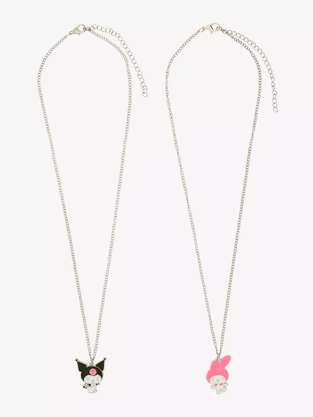My Melody & Kuromi Pendant Best Friend Necklace Set