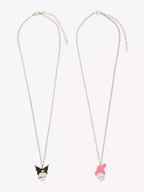 My Melody & Kuromi Pendant Best Friend Necklace Set