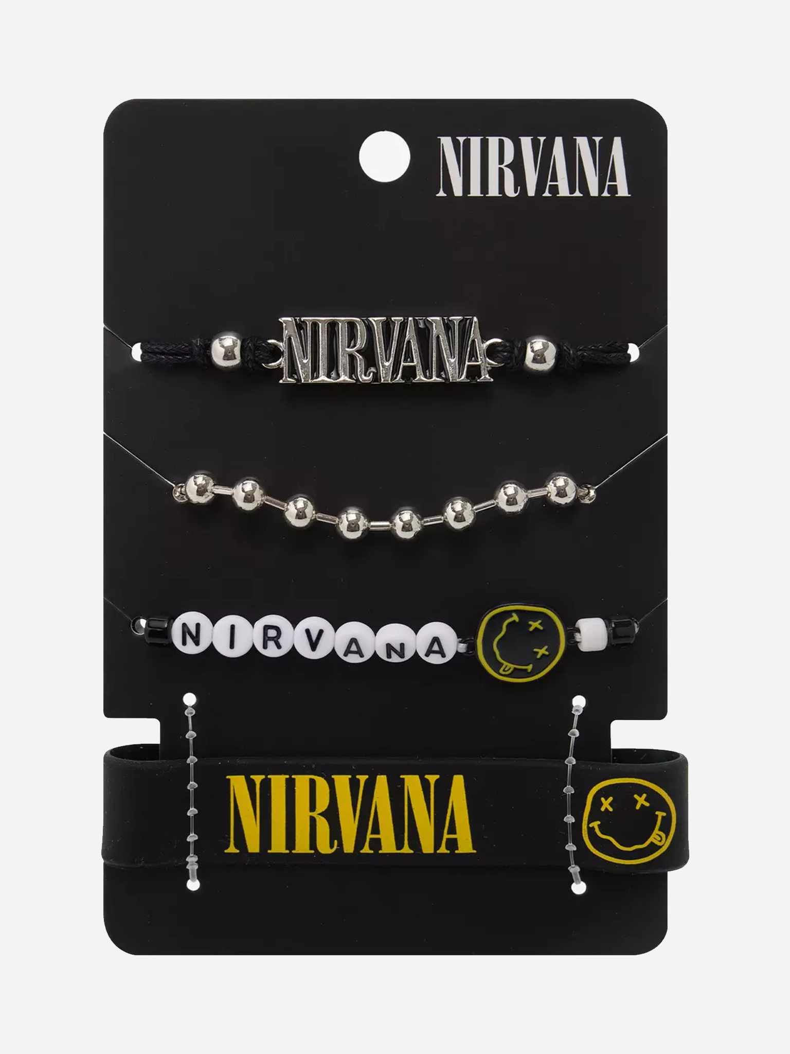 Nirvana Logo Bracelet Set