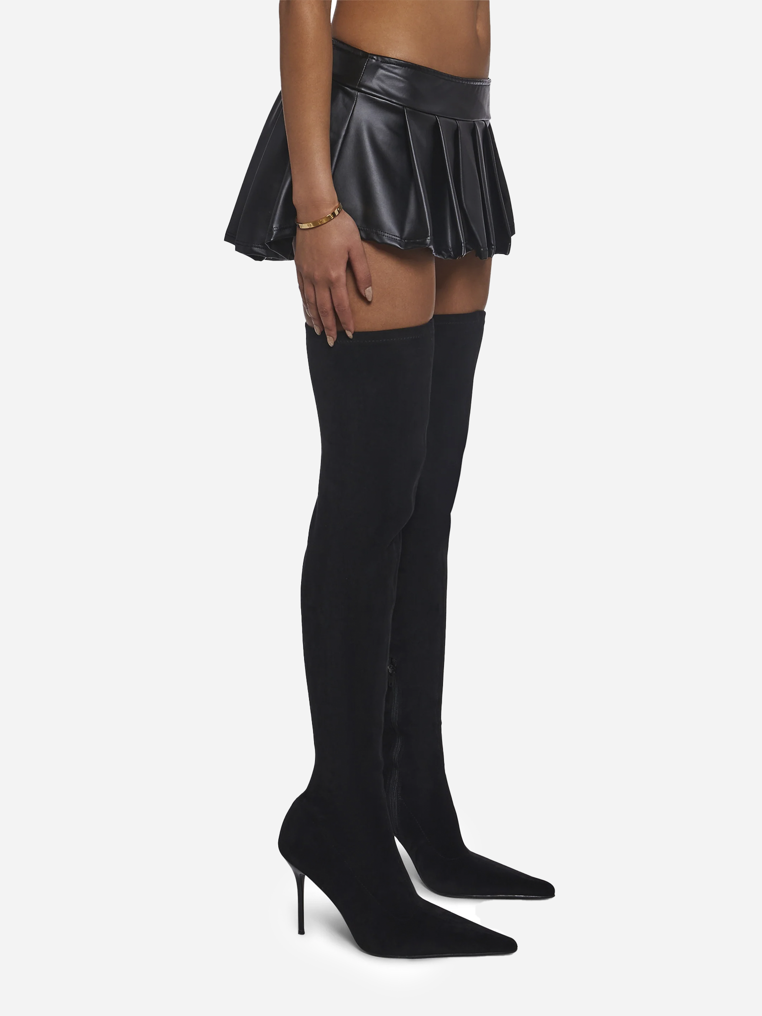 Non Conforming Pleated Skirt