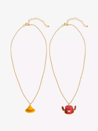 One Piece Luffy & Chopper Hats Best Friend Necklace Set