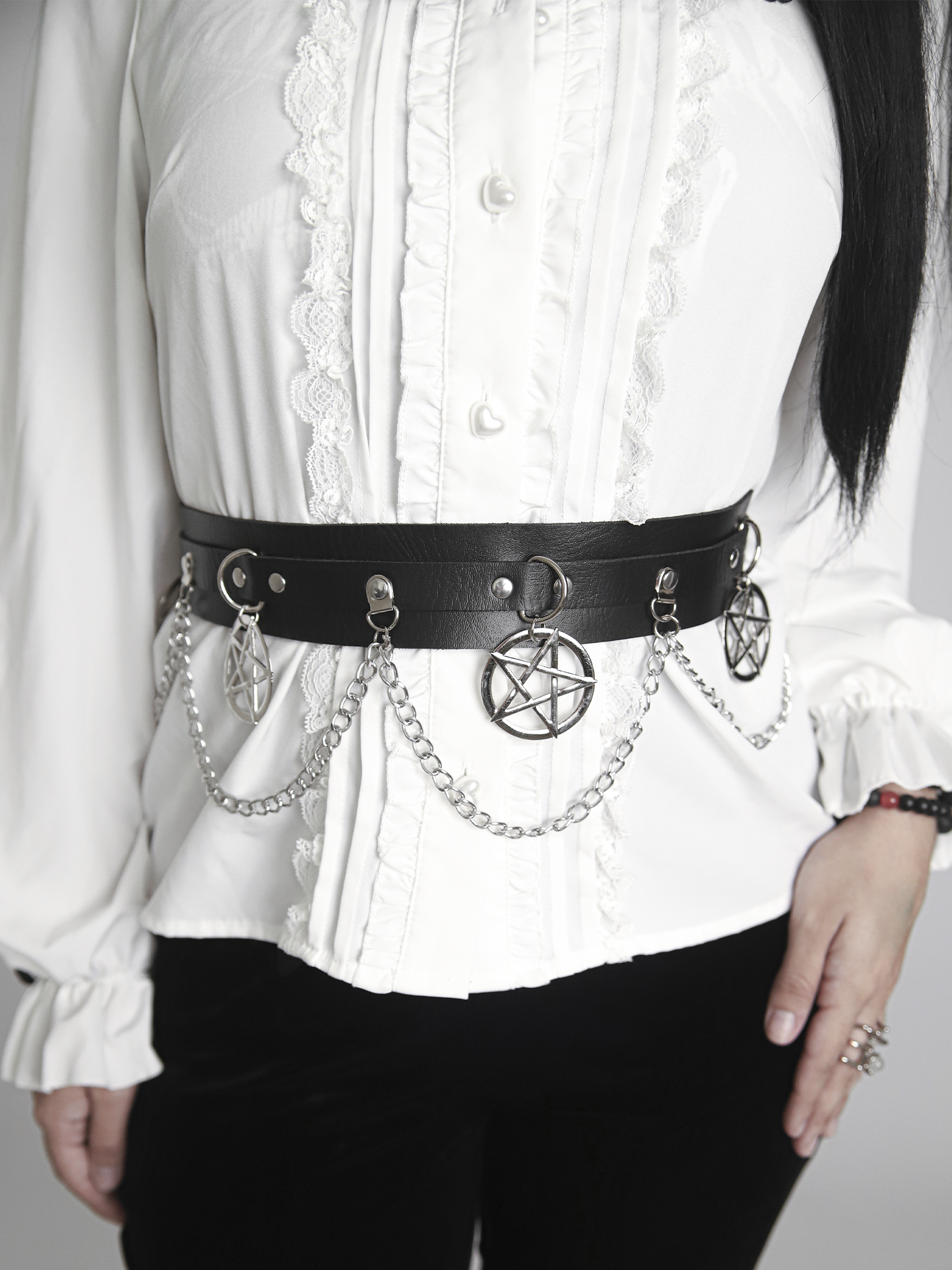 Pentagram Chains Belt