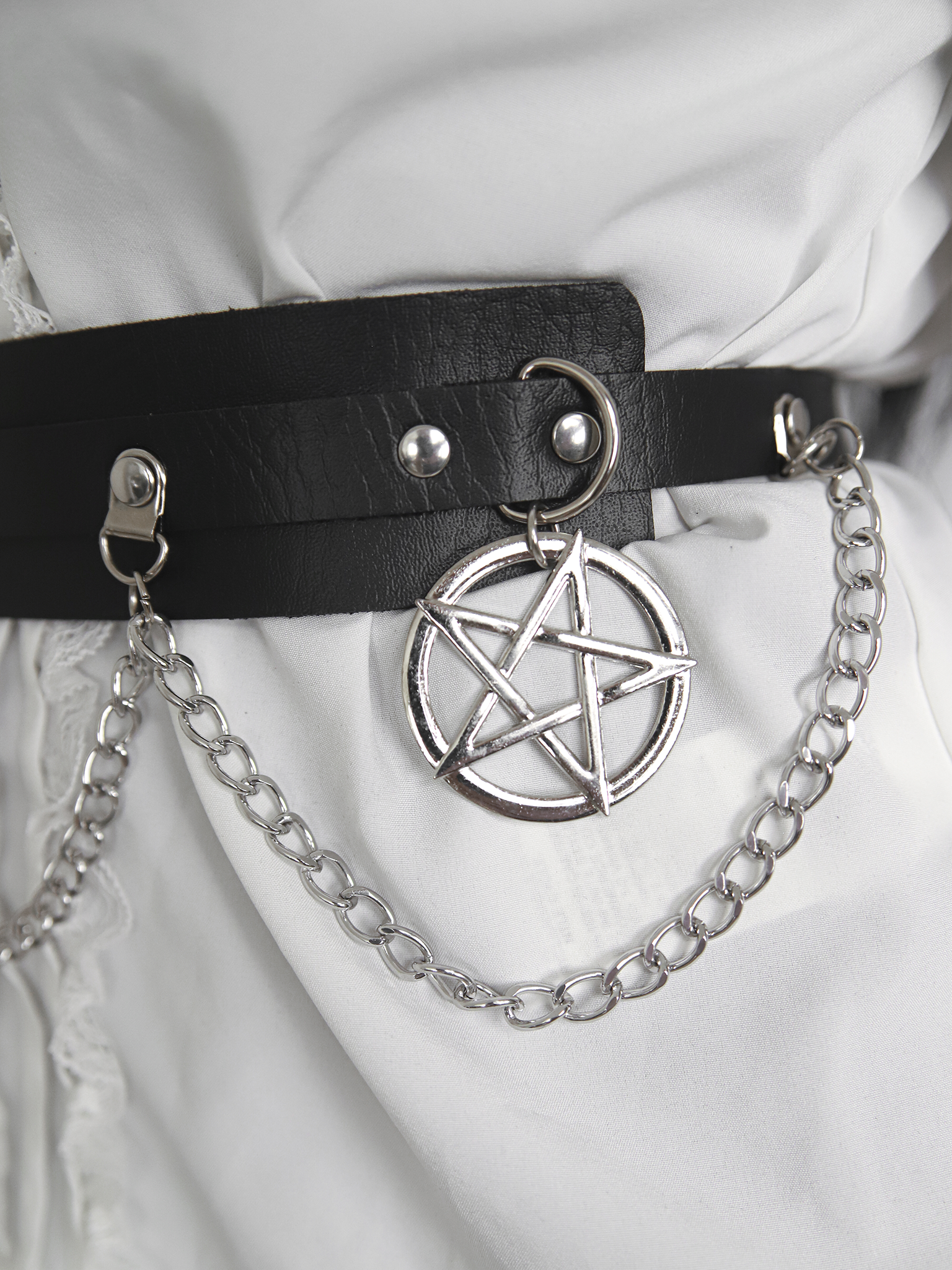 Pentagram Chains Belt