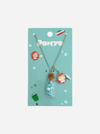 Ponyo Seashell Bottle Necklace