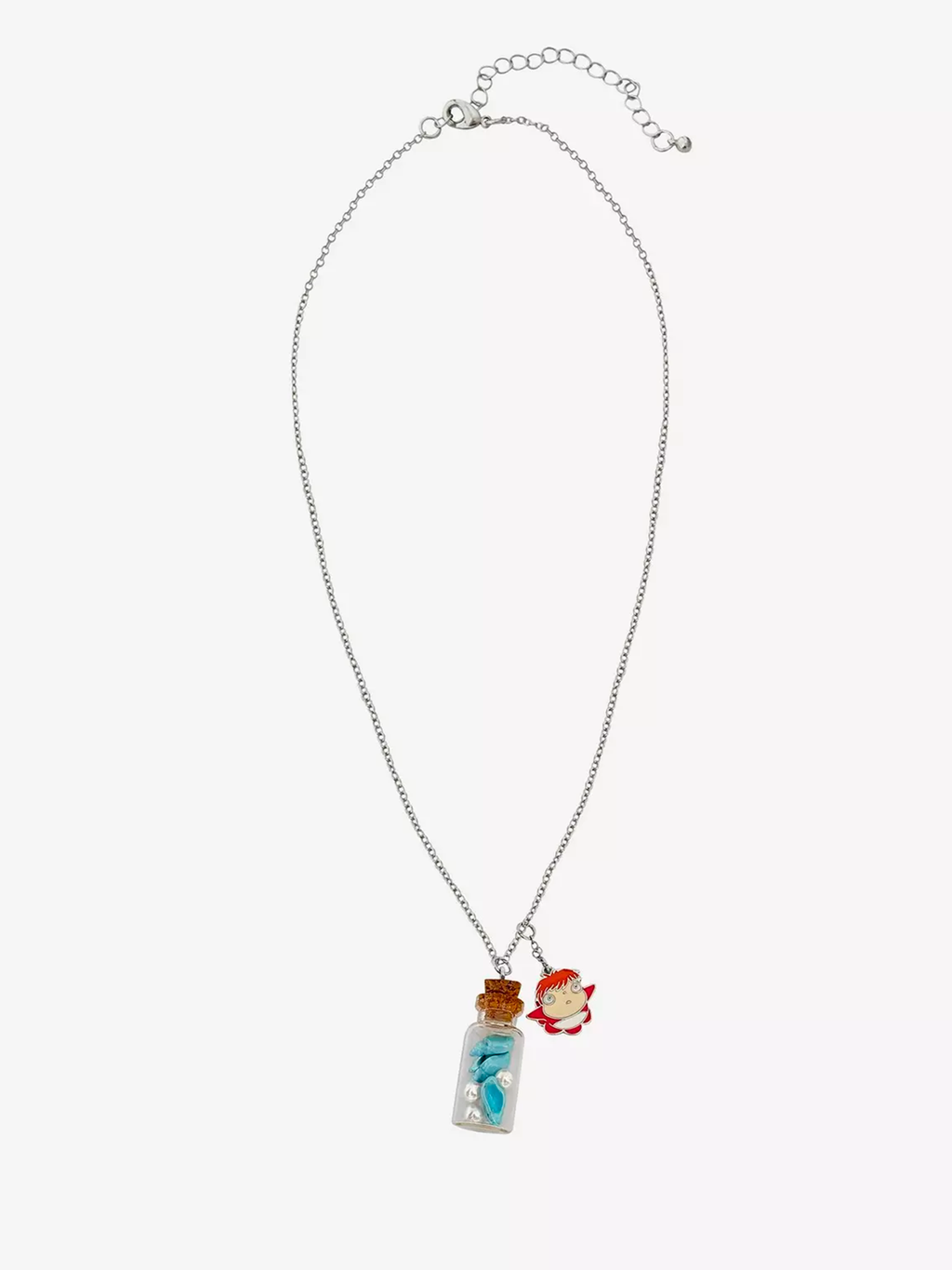 Ponyo Seashell Bottle Necklace