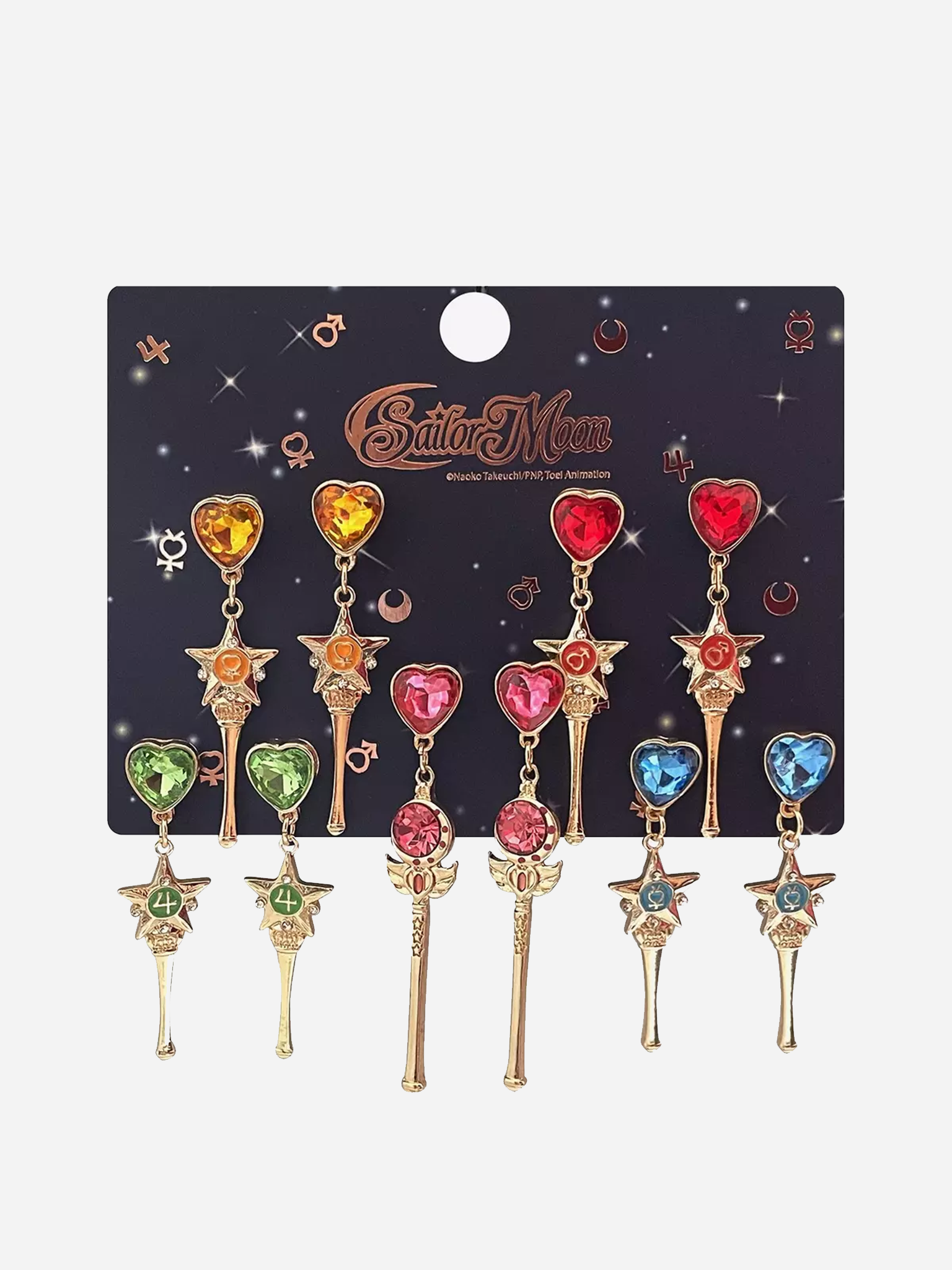 Pretty Guardian Sailor Moon Wands Earring Set