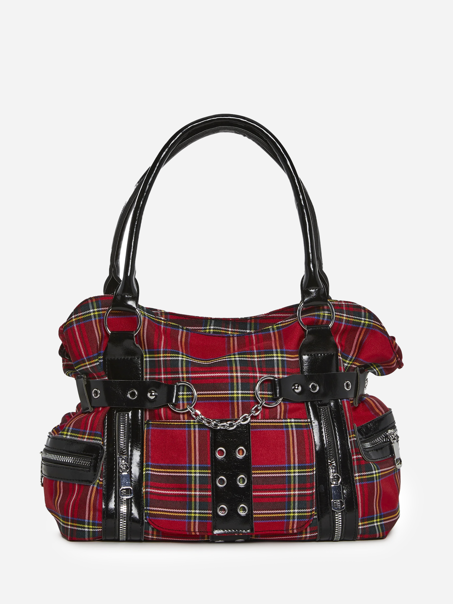Rebel Class Plaid Shoulder Bag