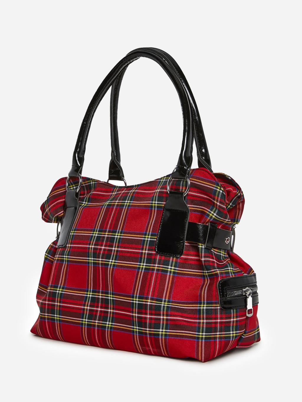 Rebel Class Plaid Shoulder Bag