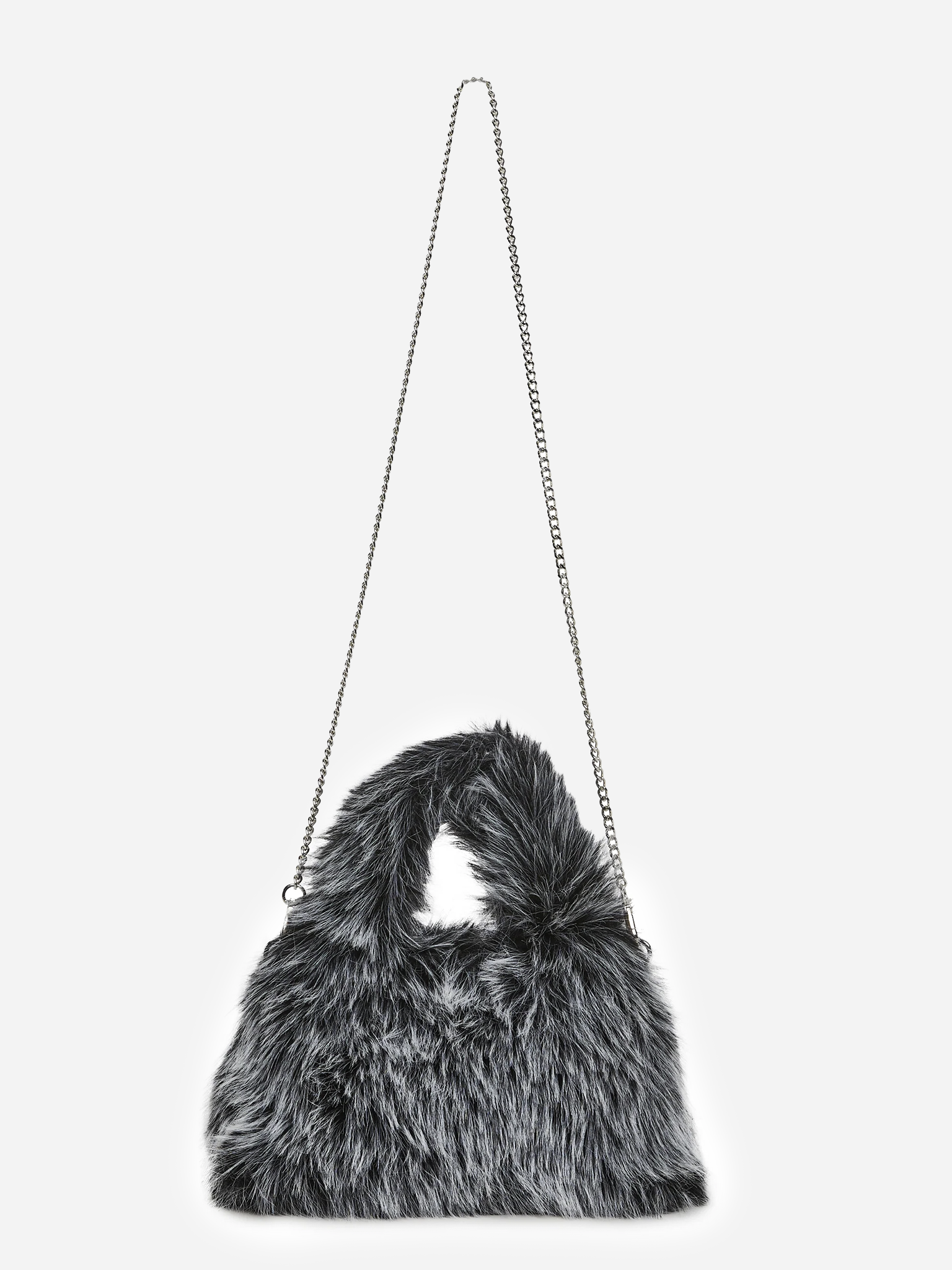 Silver Fox Fur Bag
