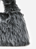 Silver Fox Fur Bag