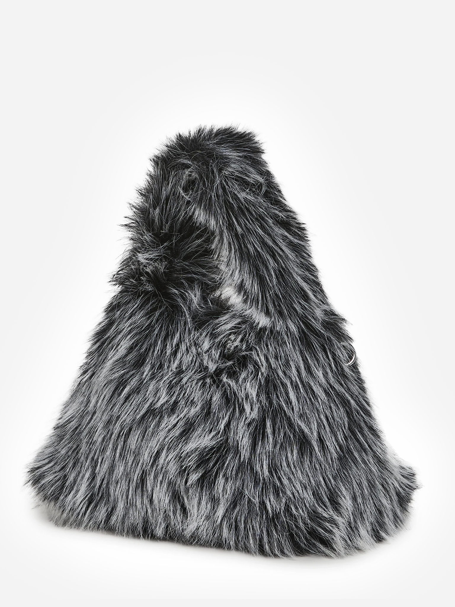Silver Fox Fur Bag