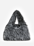 Silver Fox Fur Bag