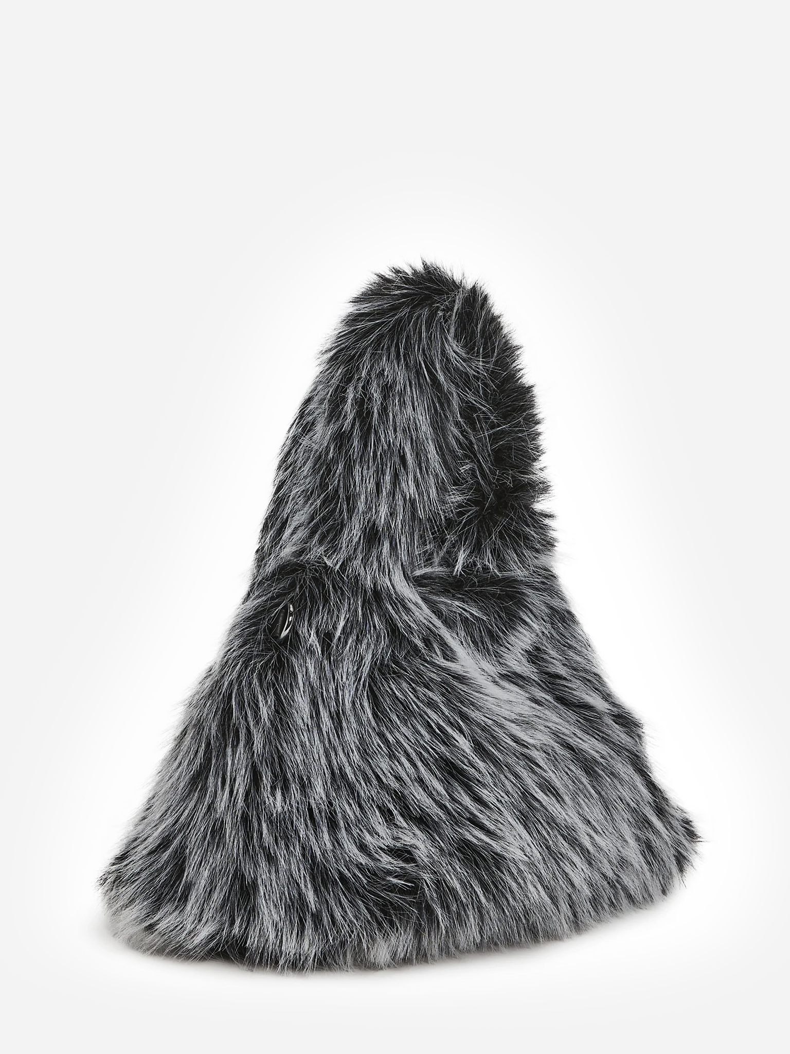 Silver Fox Fur Bag