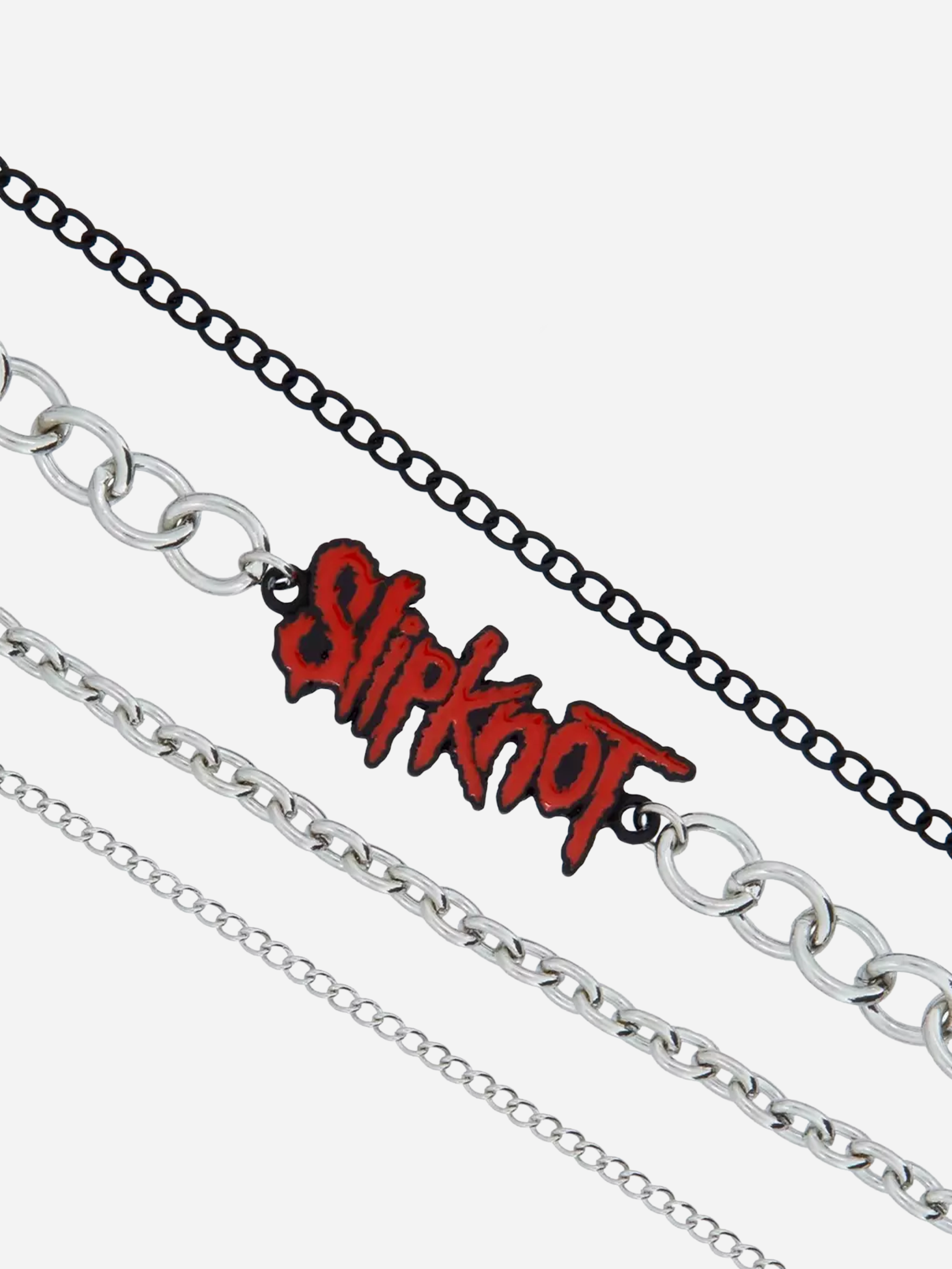 Slipknot Logo Chain Bracelet Set