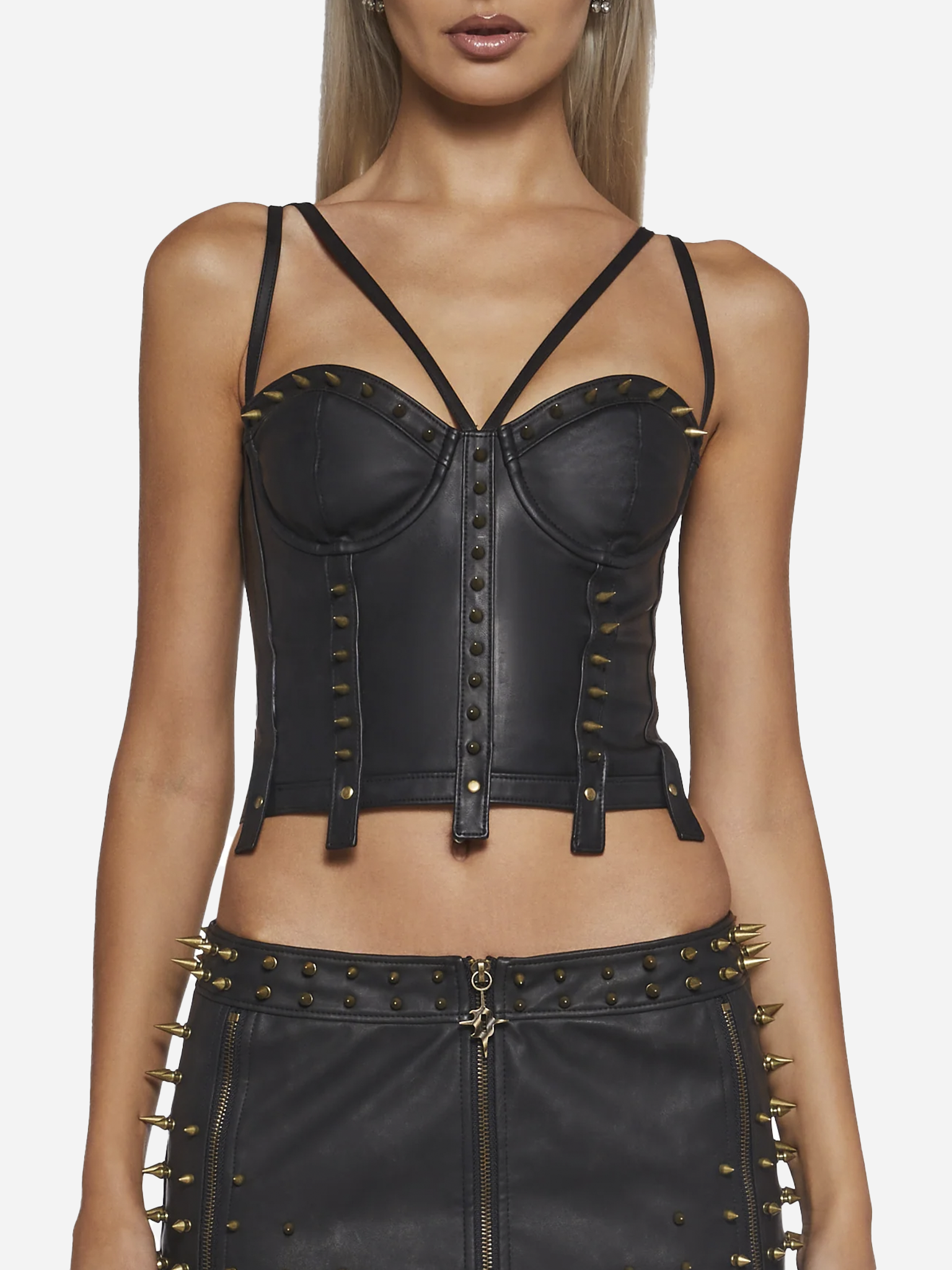 Signal Studded Corset Top
