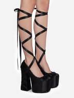 Sweet Sonata Ballet Wrap Heels