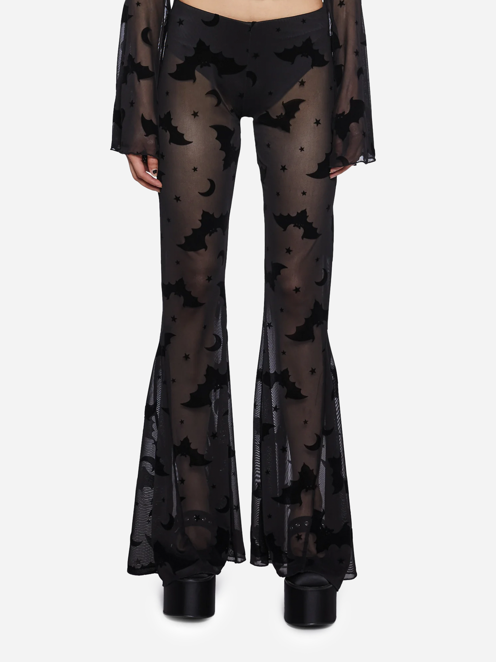 Sweetly Sinister Flared Pants