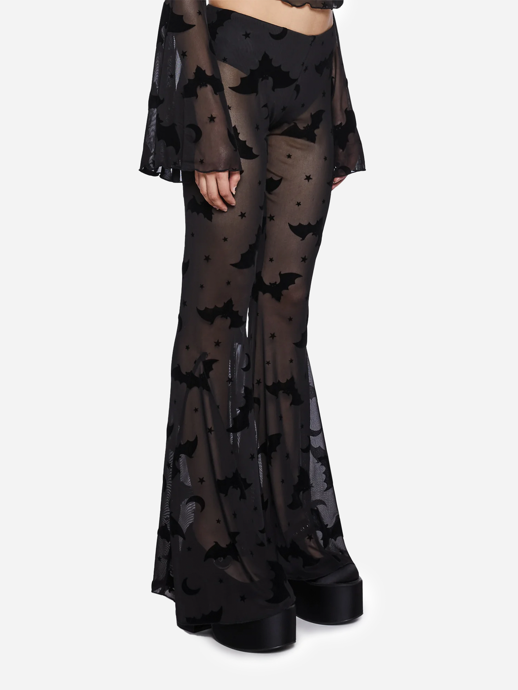 Sweetly Sinister Flared Pants