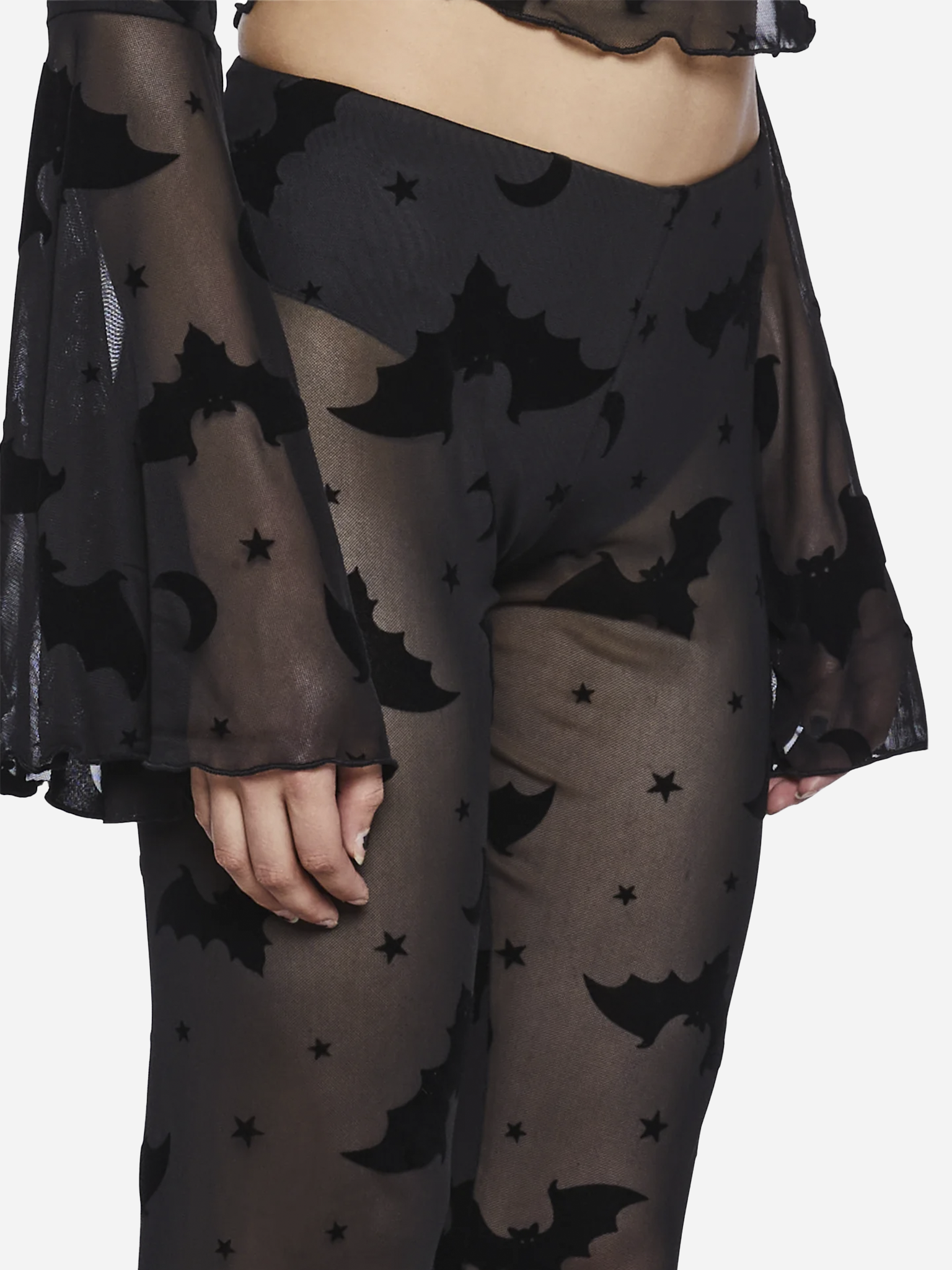 Sweetly Sinister Flared Pants