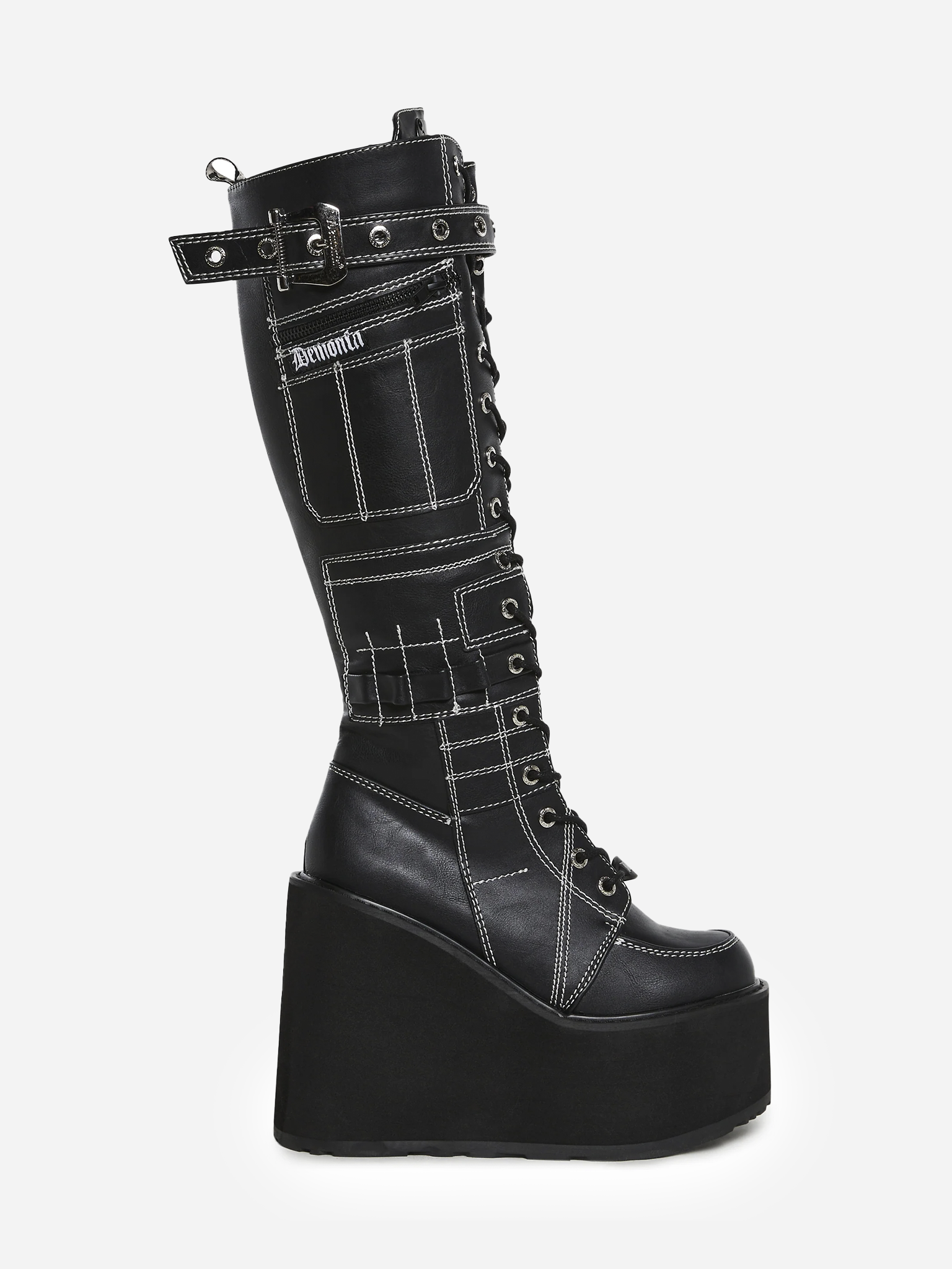 Swing-260 Platform Knee High Boots