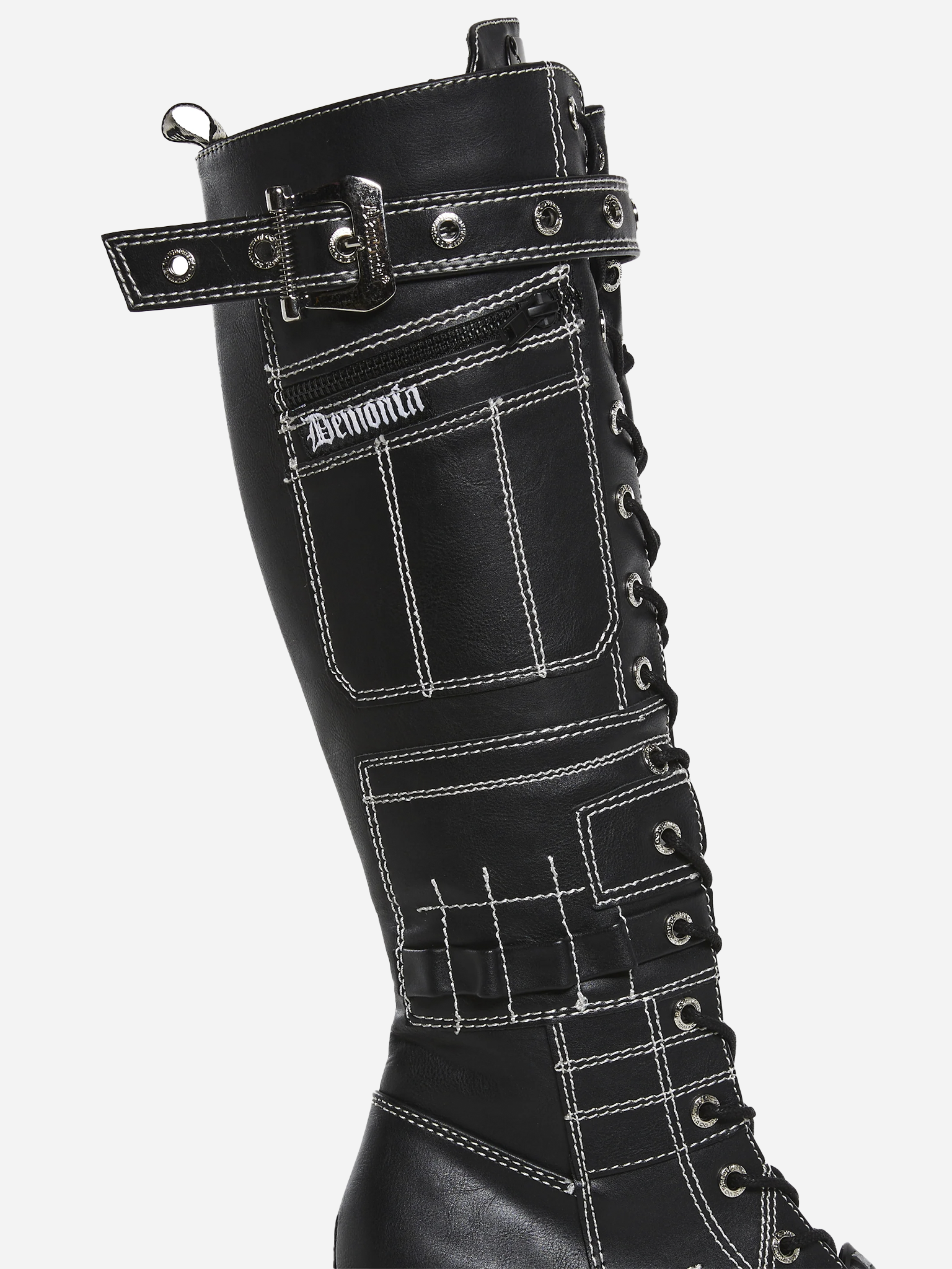 Swing-260 Platform Knee High Boots