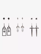 Thorn & Fable Castle Dagger Earring Set