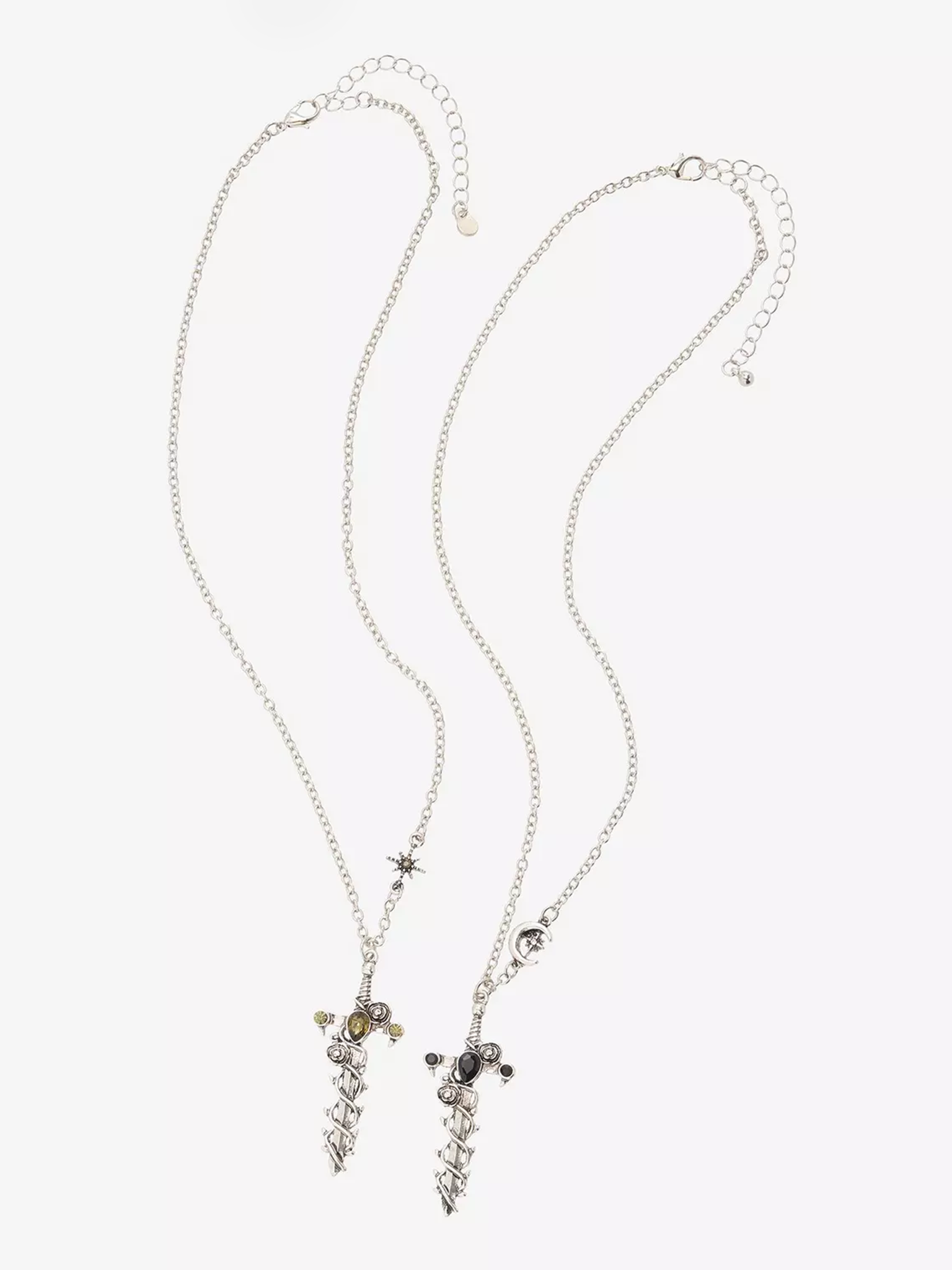 Thorn & Fable Celestial Dagger Best Friend Necklace Set