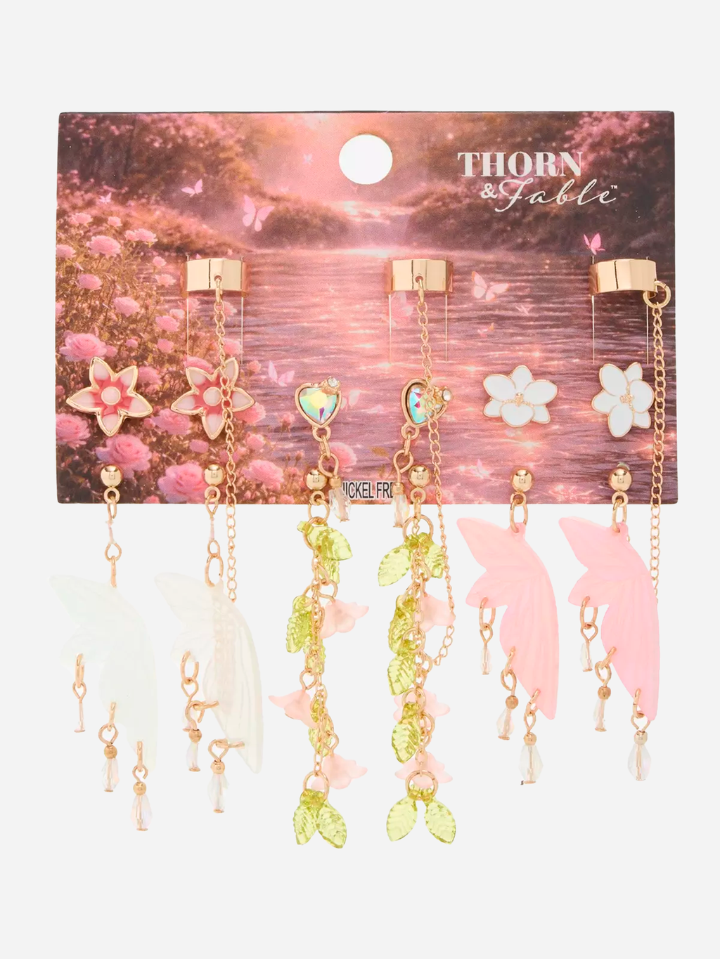 Fantasy Fairy Flower Earring Set