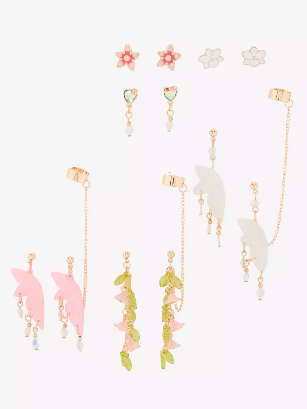 Fantasy Fairy Flower Earring Set