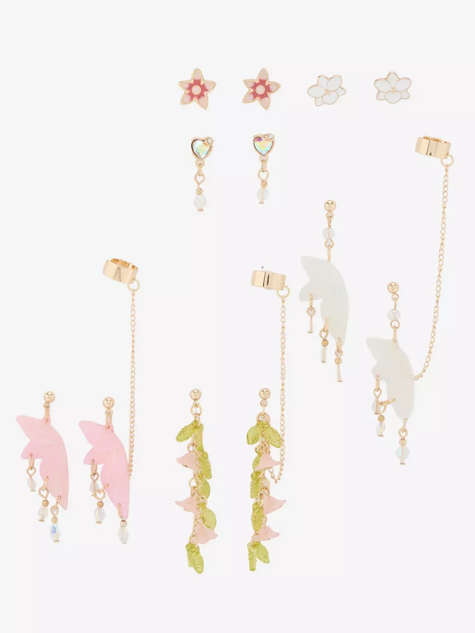 Fantasy Fairy Flower Earring Set