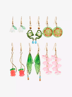 Thorn & Fable Lily Floral Earring Set