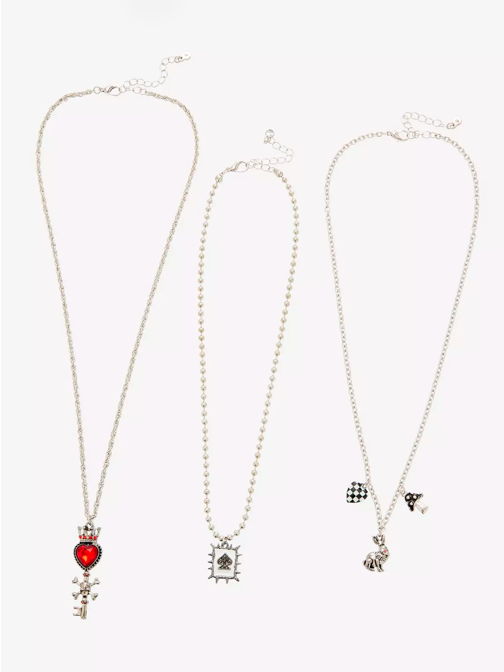 Thorn & Fable Mad Tea Party Skeleton Key Necklace Set