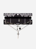 Thorn & Fable Rose Sword Necklace Set