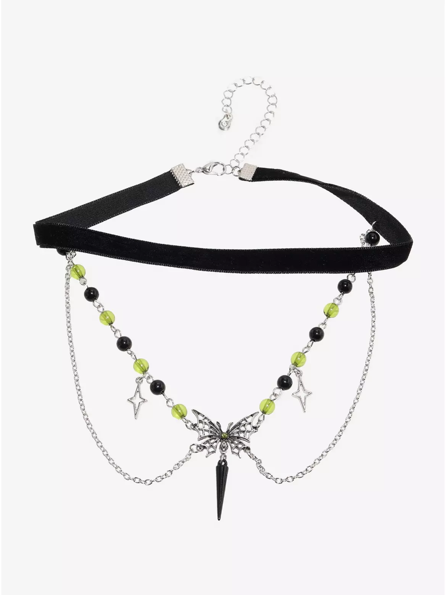 Thorn & Fable Spiderweb Butterfly Choker