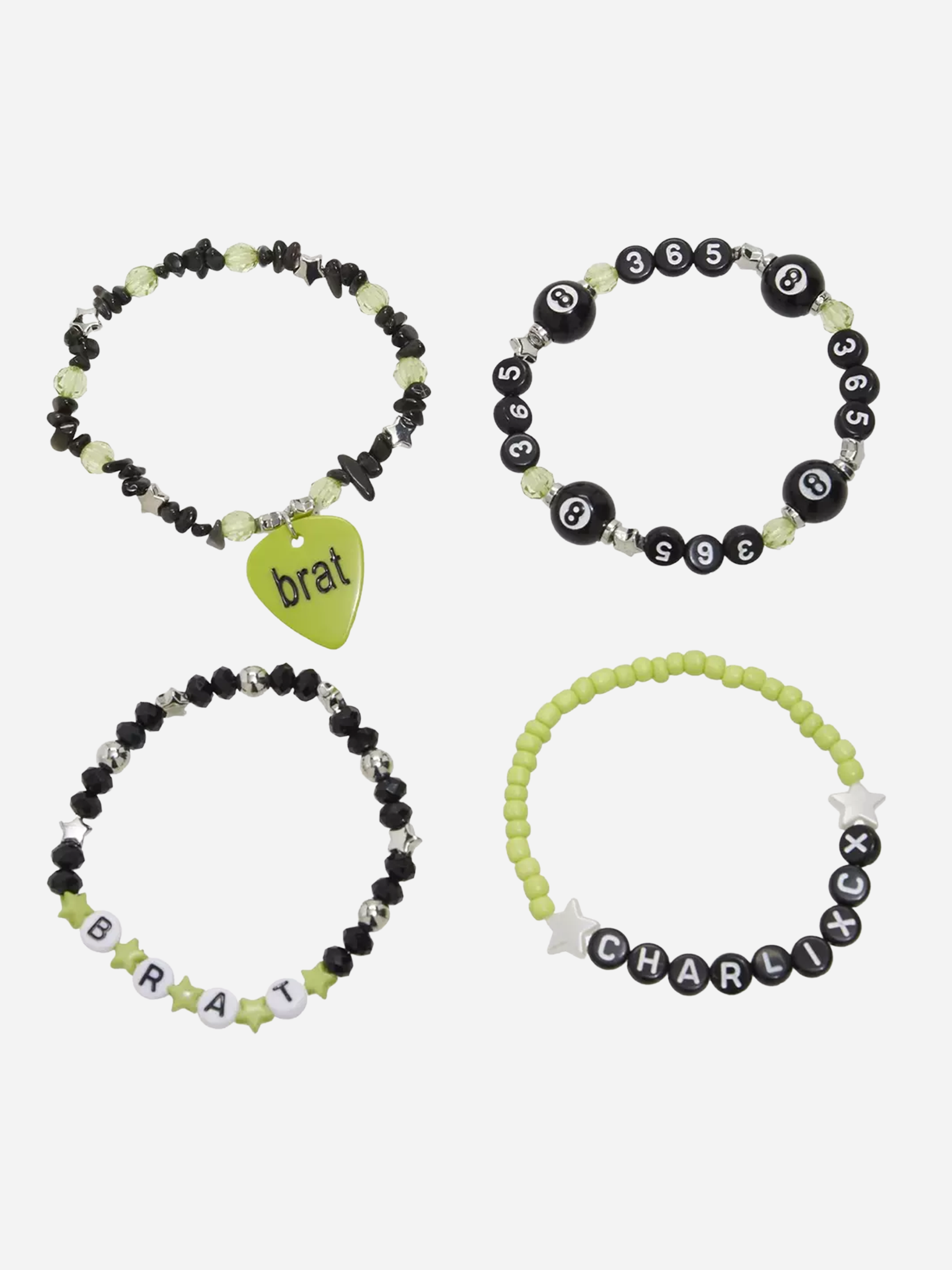 Charli XCX Brat Bracelet Set