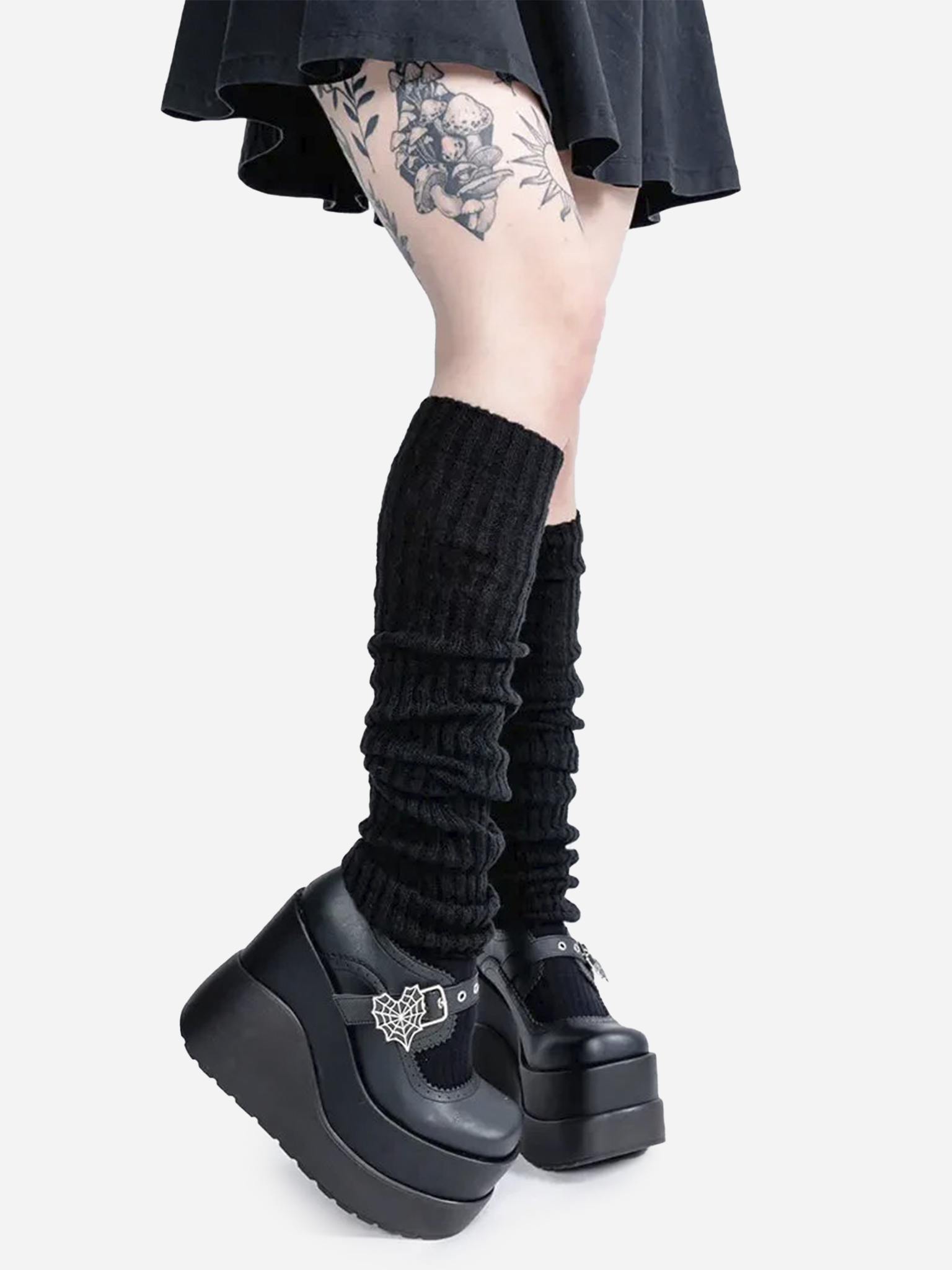Cute Leg Warmers Black