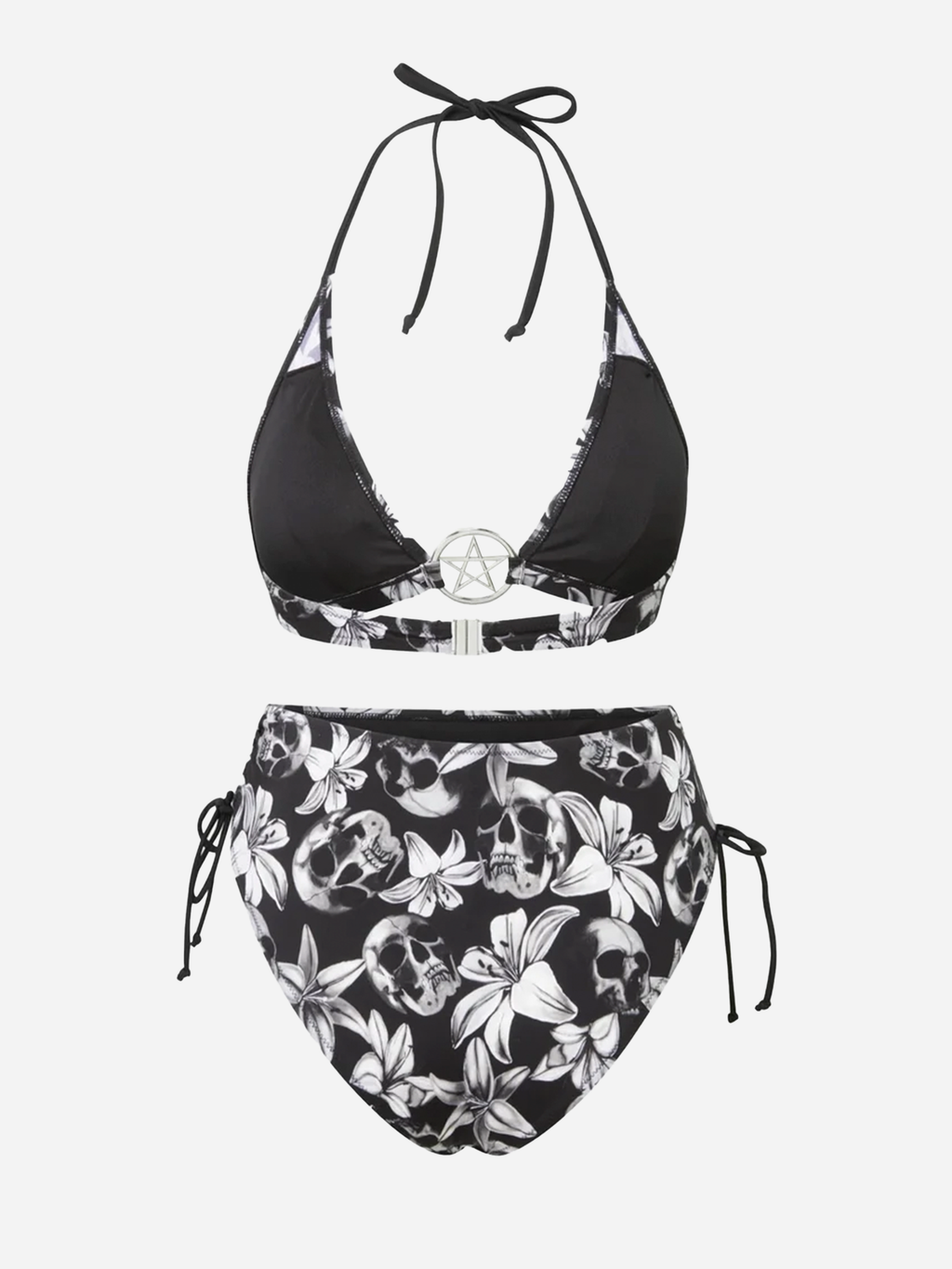 Floral Skull Bikini