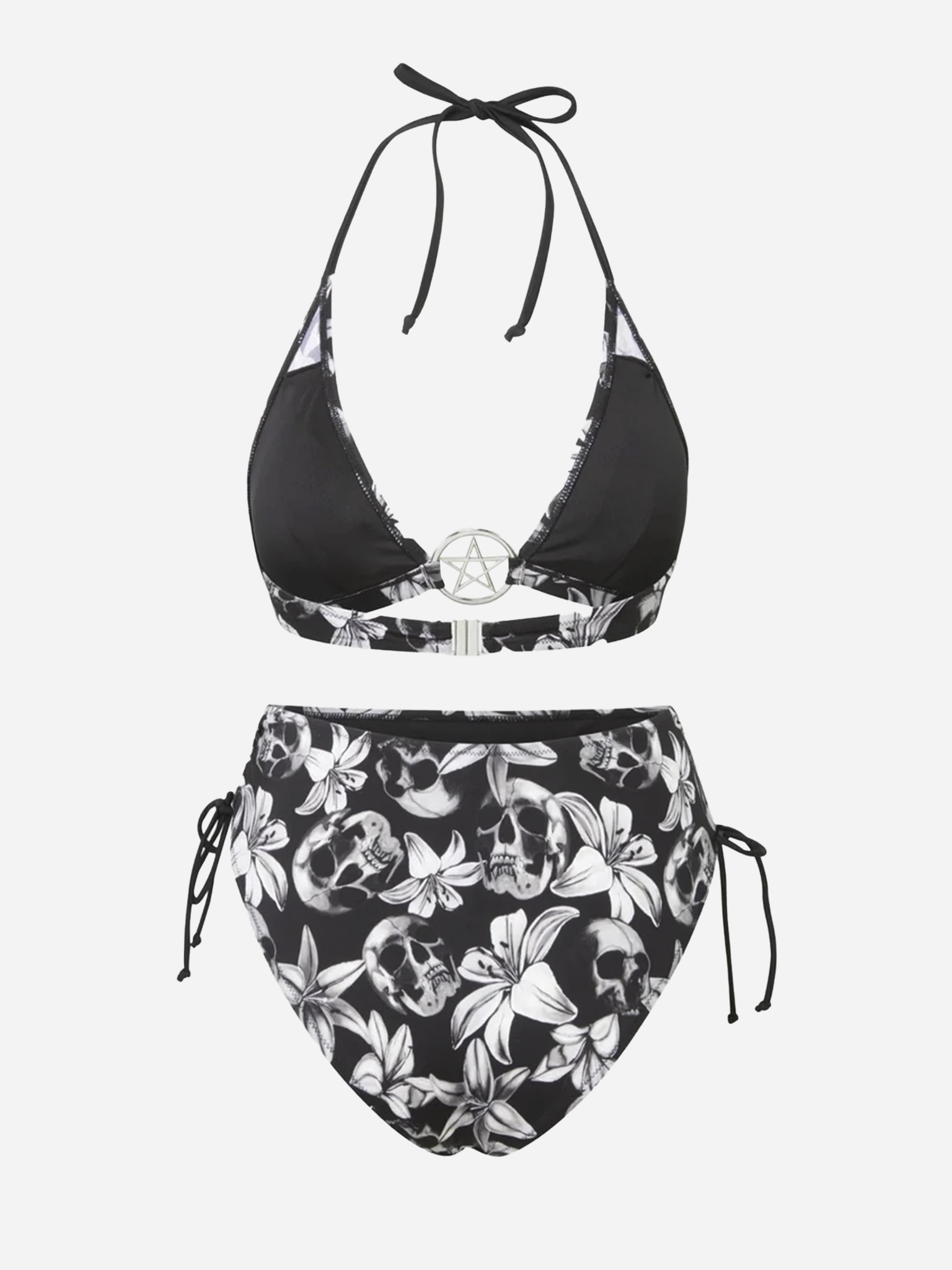Floral Skull Bikini