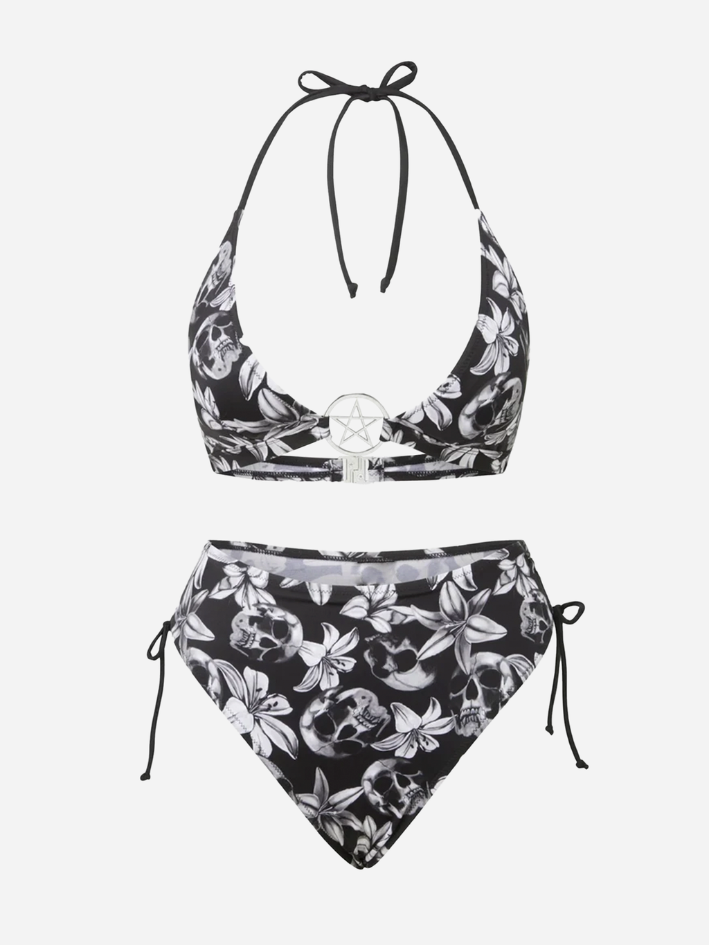 Floral Skull Bikini
