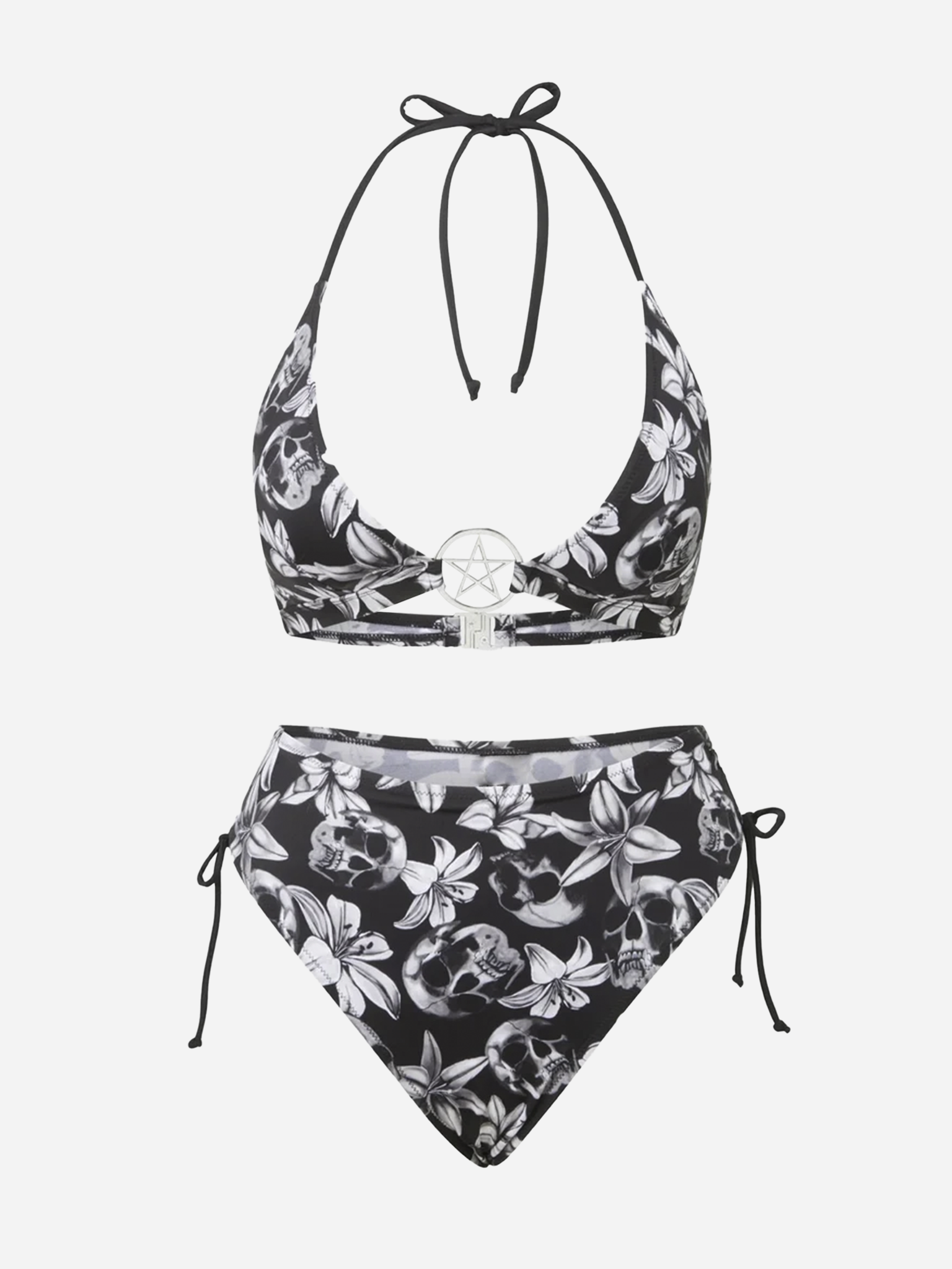 Floral Skull Bikini